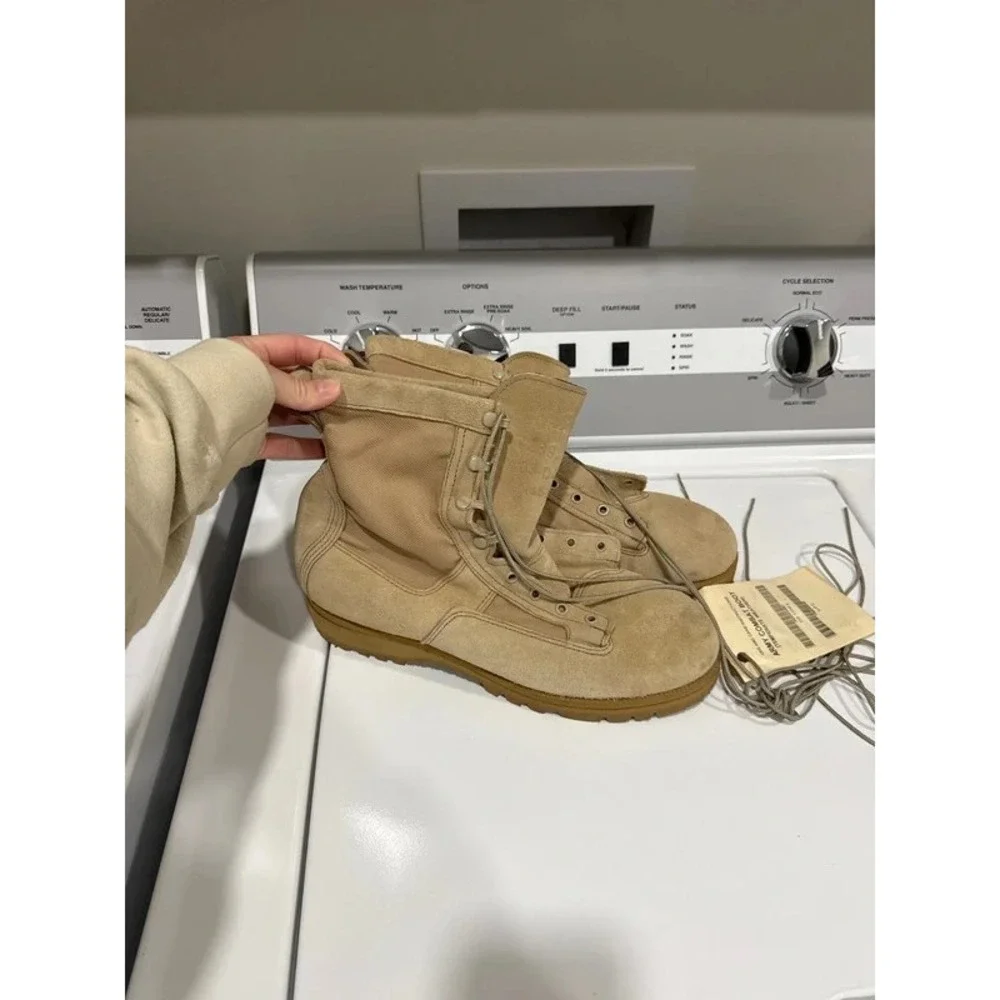Vibram US Army Combat Boot Hot Weather Tan Cage 3A059 11R Flame Resistant NEW!